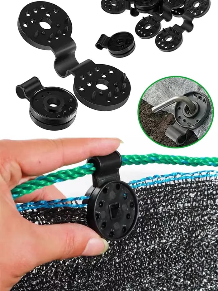 Pinces à tissu d'ombrage pour couverture en maille, œillets pour filet, tissu de protection solaire,