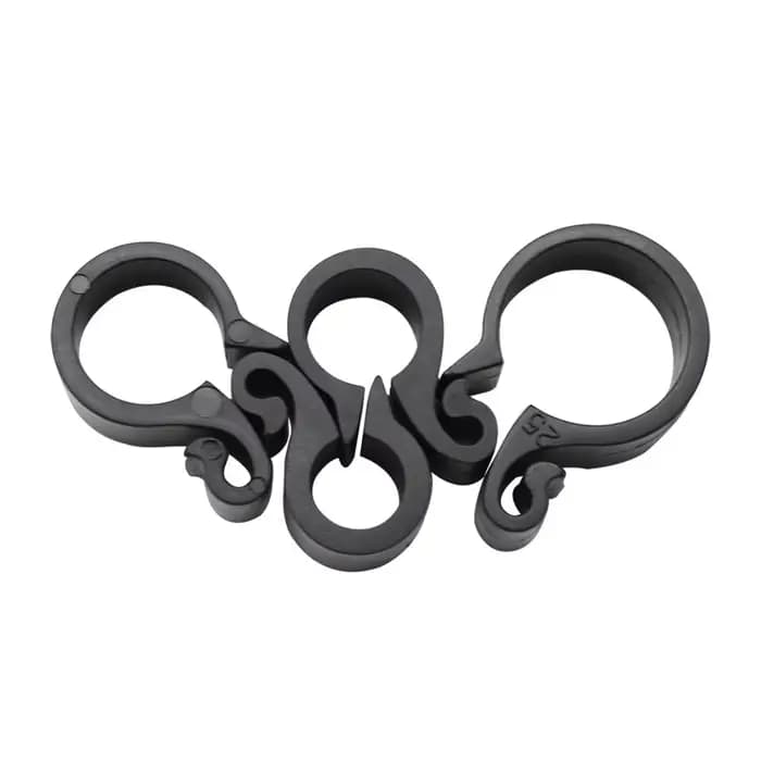 Clips de fixation de connexion de tuyau de jardin, boucles de fixation en plastique, outil de serrag