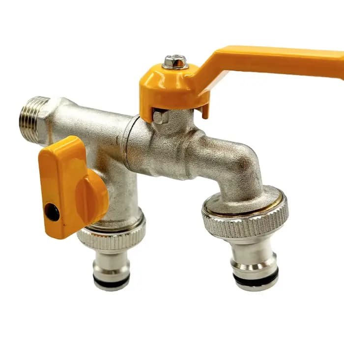 Adaptateur de robinet de tuyau d'arrosage en laiton, connecteur de réservoir d'eau IBC 1/2 pouces, J
