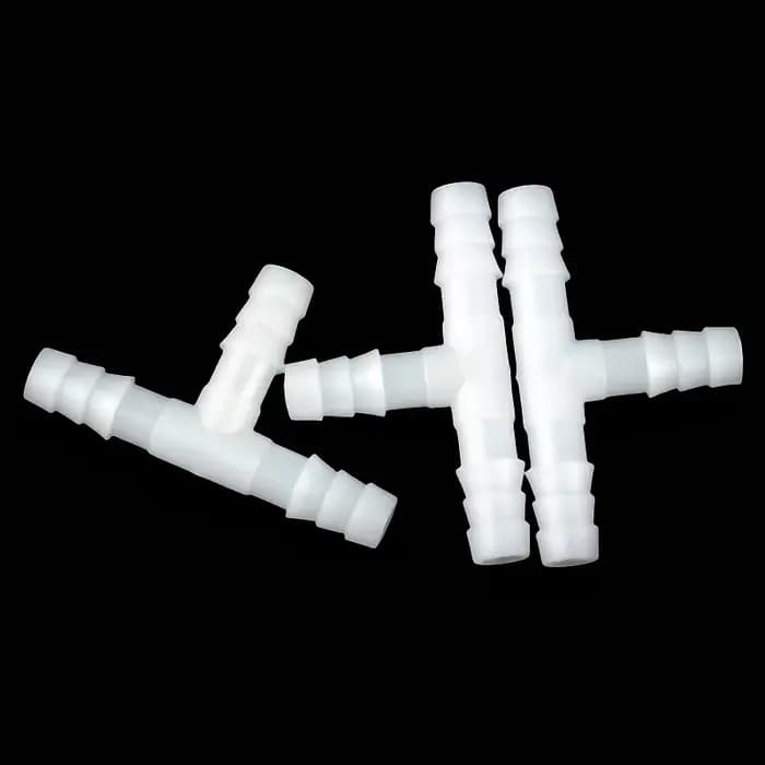 Connecteurs en T blancs en PE de 4 à 26 mm (3 à 50 pièces) pour raccords de tuyaux, irrigation de ja