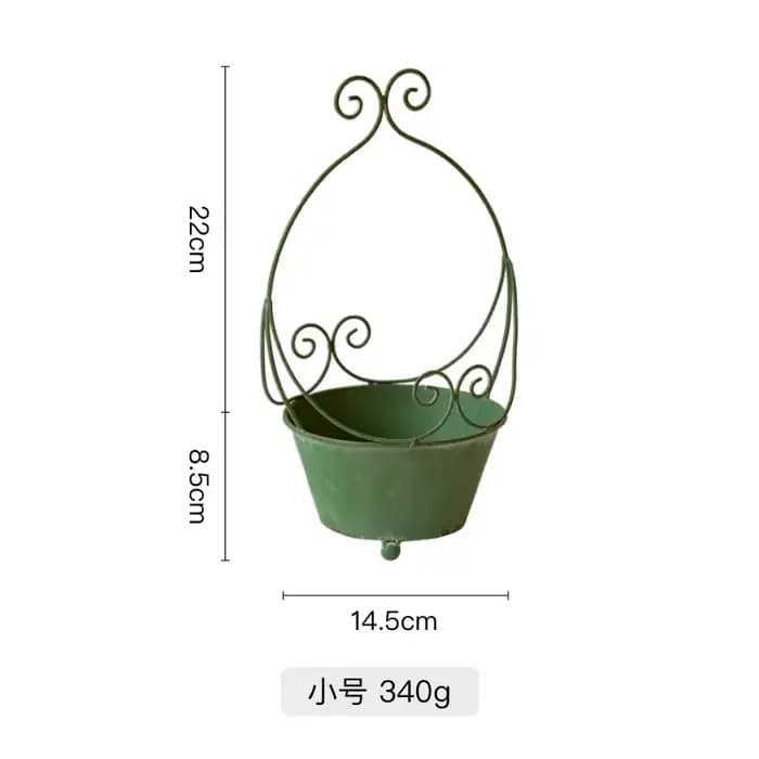 Pot de fleur rétro japonais, bassin de bonsaï vieux en fer, jardin, seau de décoration d'épicerie, p