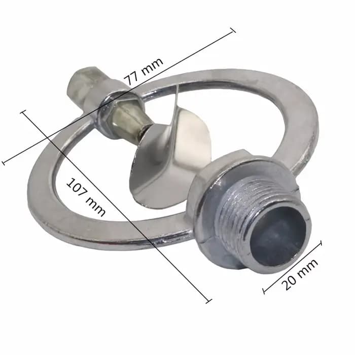Buse rotative de pelouse Jardin 1/2 " buse mâle à diffusion à 360 degrés rotation automatique de l'a