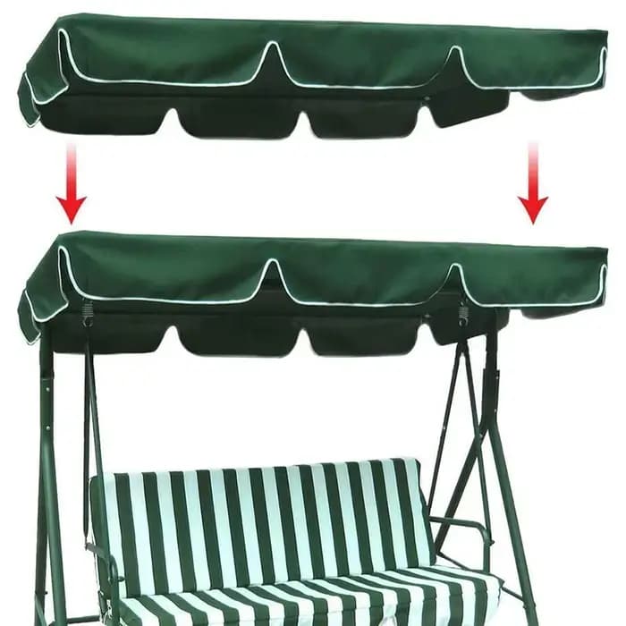 Auvent de balançoire étanche de remplacement, hamac de jardin extérieur, articles de balançoire de p