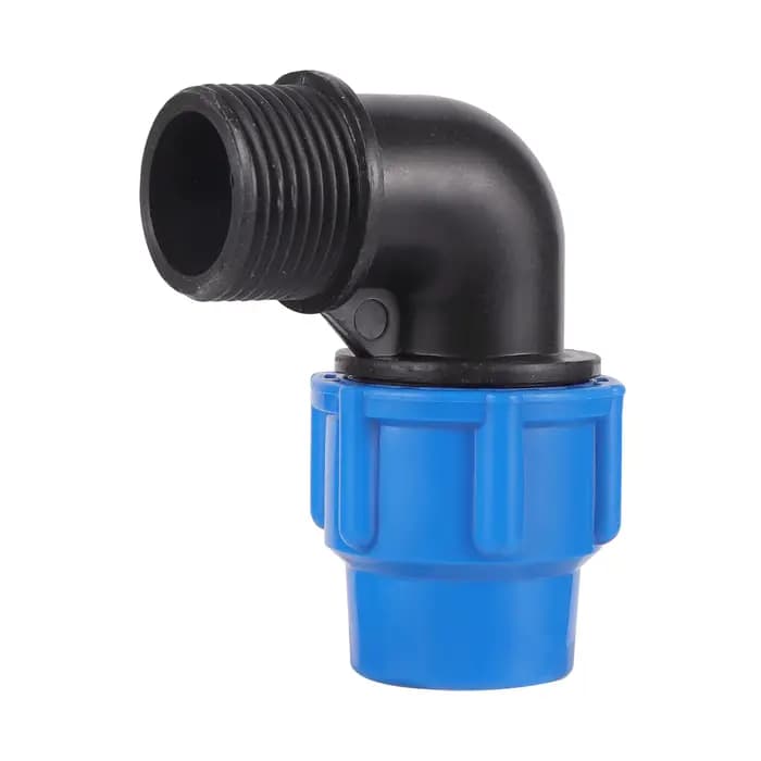 Connecteur rapide de tuyau PE 20/25/32mm, coude réduisant le Joint de tuyau d'eau, filetage femelle
