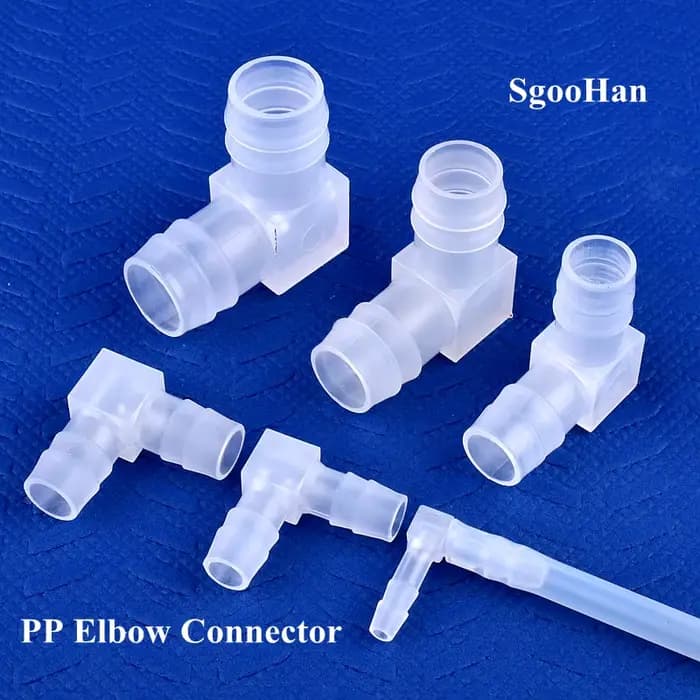 Connecteurs coudés à 90 degrés en PP, D.E. 4 à 20 mm, 5 à 200 pièces, pour aquarium, raccords de pag