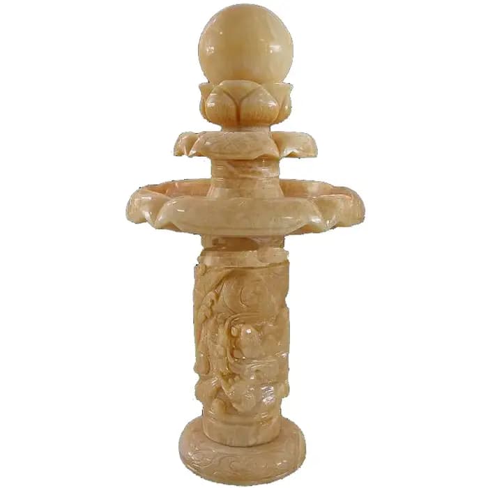 Grande fontaine de jardin d'extérieur, en pierre naturelle, décoration de jardin, cascade feng shui