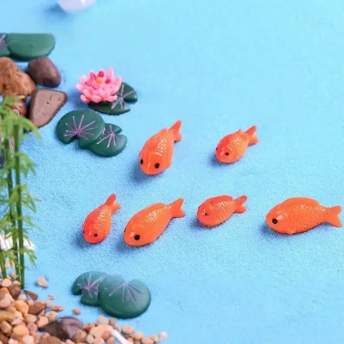 Accessoires de jardin féerique miniatures, puits d'eau de printemps, pont de bateau, ornement, Statu