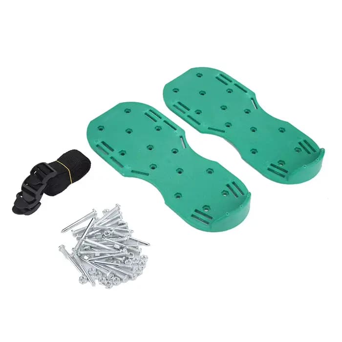 Chaussures à ongles en herbe, chaussures d'aérateur de pelouse de jardin, panneau d'herbe, sandales