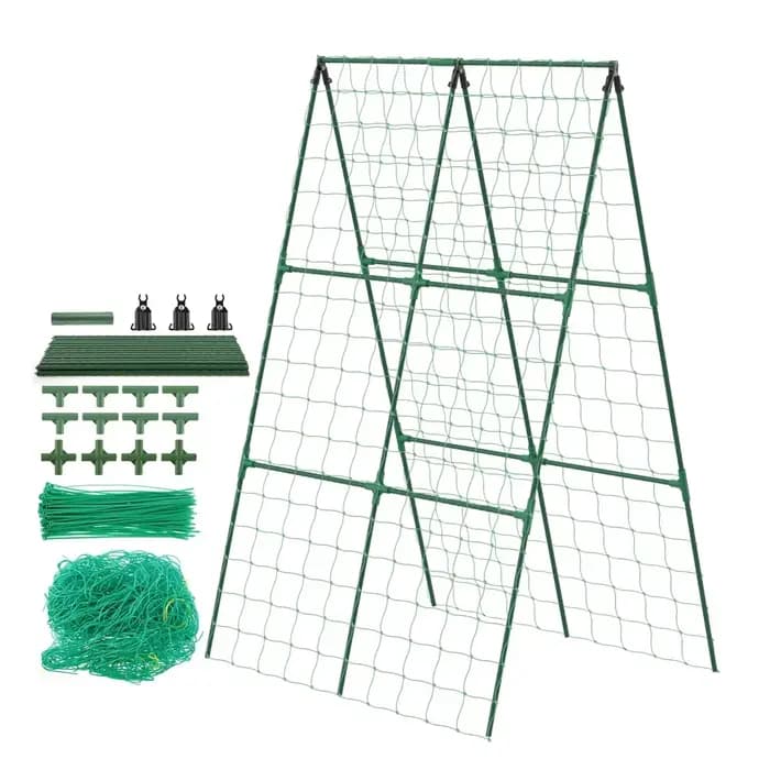 Treillis de concombre, cadre A pour légumes de jardin, Support détachable, cadre d'escalade pour pla