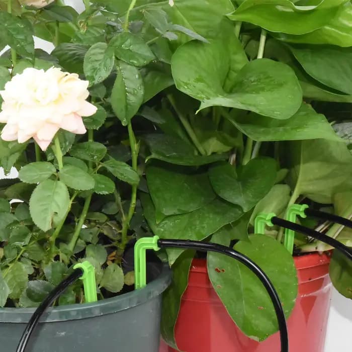 KESLA-Kit d'arrosage automatique de jardin, système d'égouttement coudé, tuyau de 4/7mm à 3/5mm pour