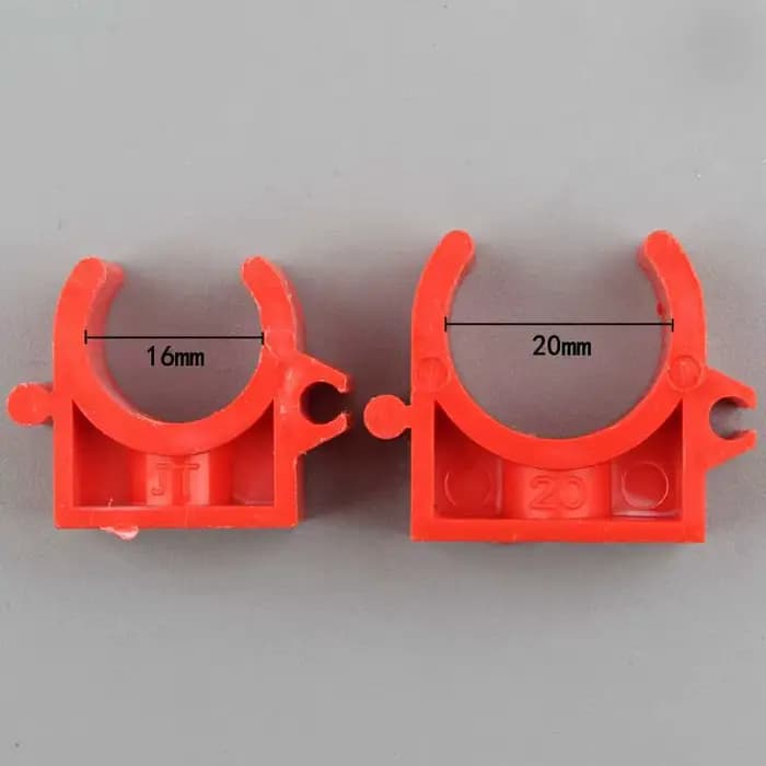 Connecteur de collier de serrage en PVC, 5/20/50 pièces, 16 20 25mm, raccords de tubes en plastique,