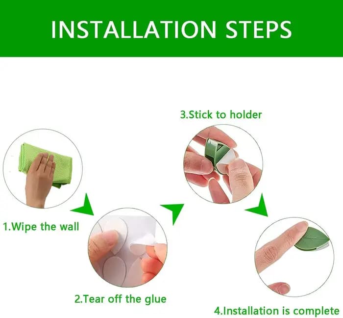 Clips de fixation muraux invisibles pour plantes grimpantes, 10-50 pièces, support de vigne en rotin