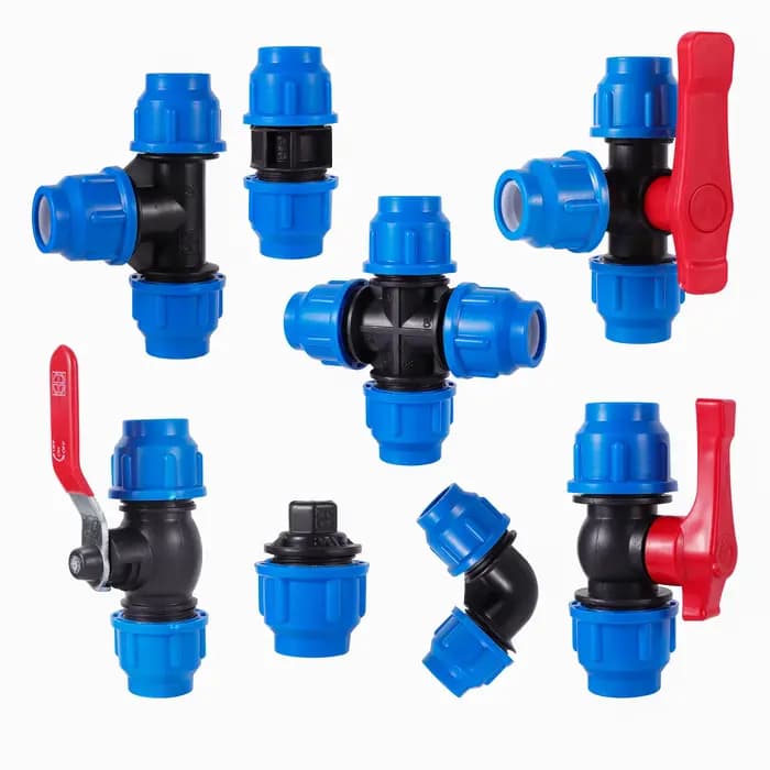 Séparateur d'eau du robinet en PVC PE, 20/25/32/40/50mm, connecteur de Valve rapide en plastique, ra