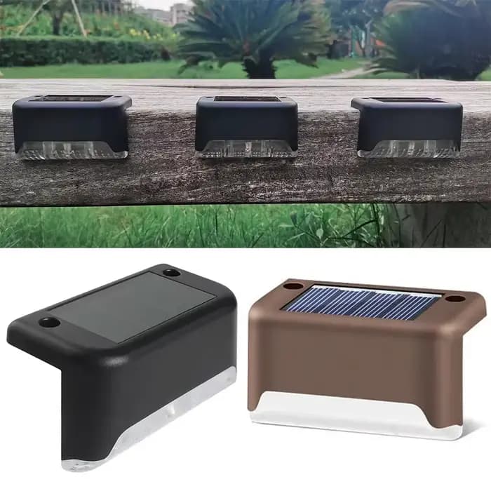 Lampes solaires à LED étanches pour marches extérieures, rampe, escaliers, clôture, cour, chemin de