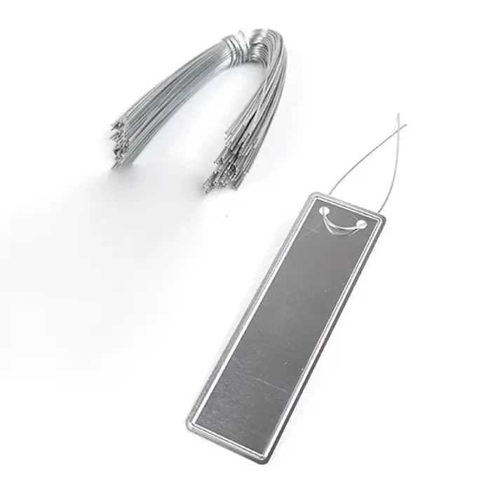 Étiquettes métalliques Double face en aluminium pour plantes, étiquette d'identification d'arbre, fi