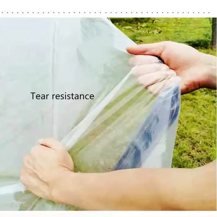 Film PE Transparent imperméable, tissu imperméable pour balcon, jardin, abri étanche pour plantes su