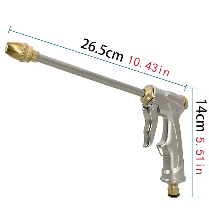 Pistolet à eau haute pression, tuyau magique flexible, plus résistant à l'usure, durable, jet réglab