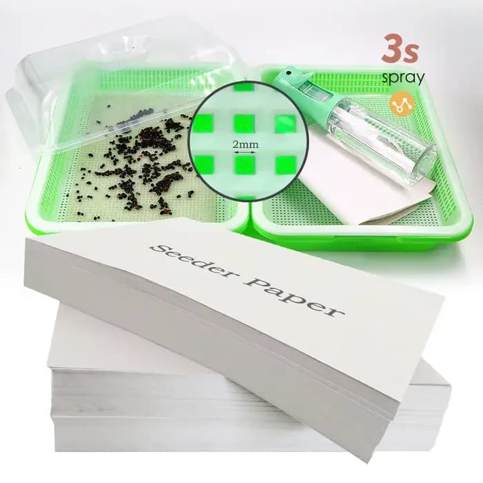 Boîte de Germination, plateaux de semis, Kit avec couvercle Transparent, démarreur de semis pour pép