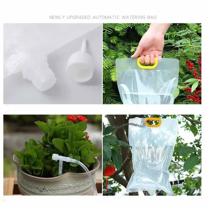 Sac d'irrigation pour plantes, taux de dégoulinage réglable automatique, sac d'arrosage de jardin, K