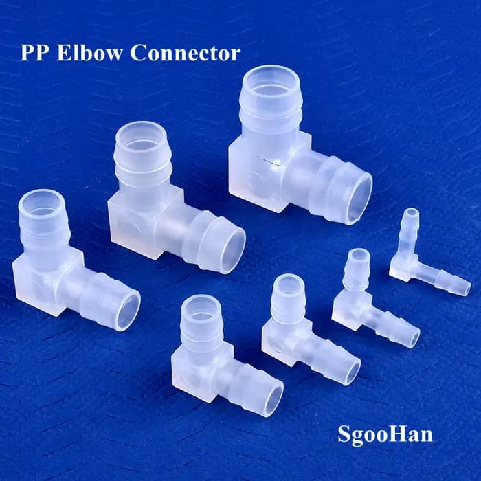 Connecteurs coudés en PP, 5 à 200 pièces, 4 à 20mm, raccords de réservoir d'aquarium, pompe à Air, a