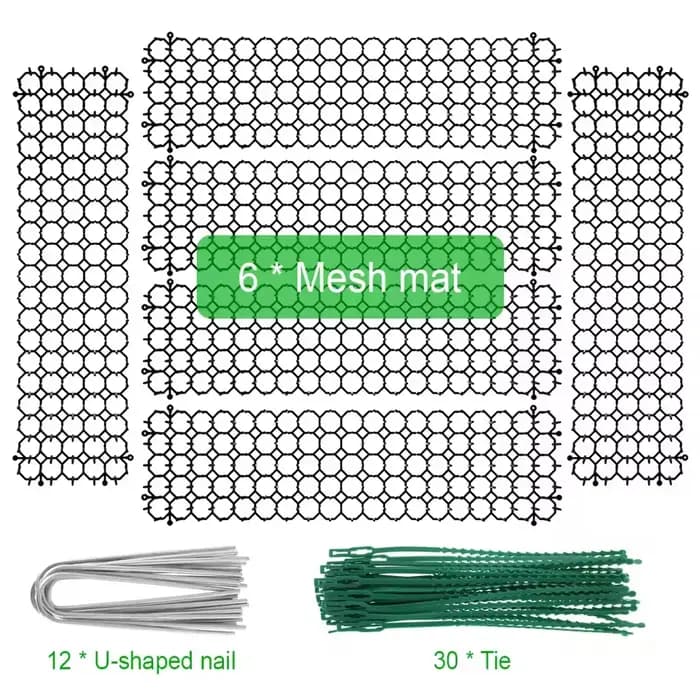 Bande de pincettes de jardin, 6/10 pièces, tapis de dissuasion répulsif pour chat, bandes de pinceme