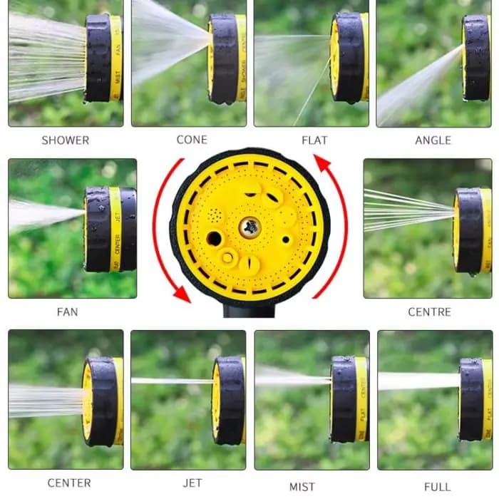 Pistolet de lavage à pression multifonctionnel Portable, 10 Modes d'arrosage de jardin, pistolet à e