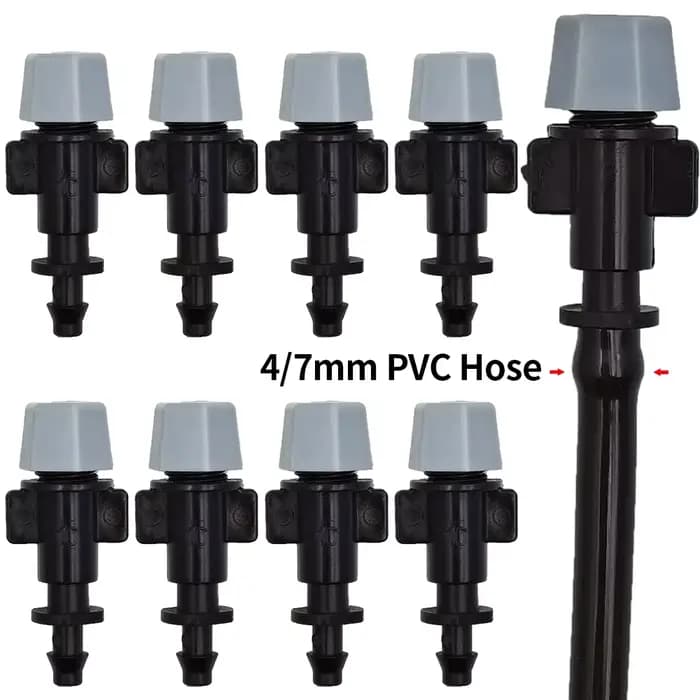 WUJIE 20 pièces arrosage plastique Irrigation jardin brumisation têtes d'arrosage buse avec joints e