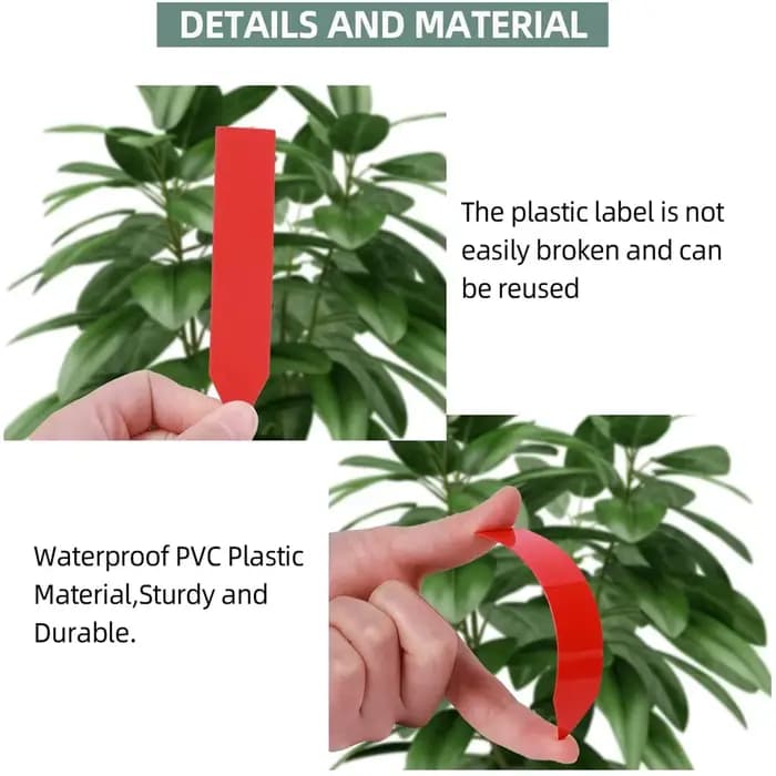 Plaques de pépinière imperméables pour plantes, signes de jardin, étiquettes, marqueurs en plastique