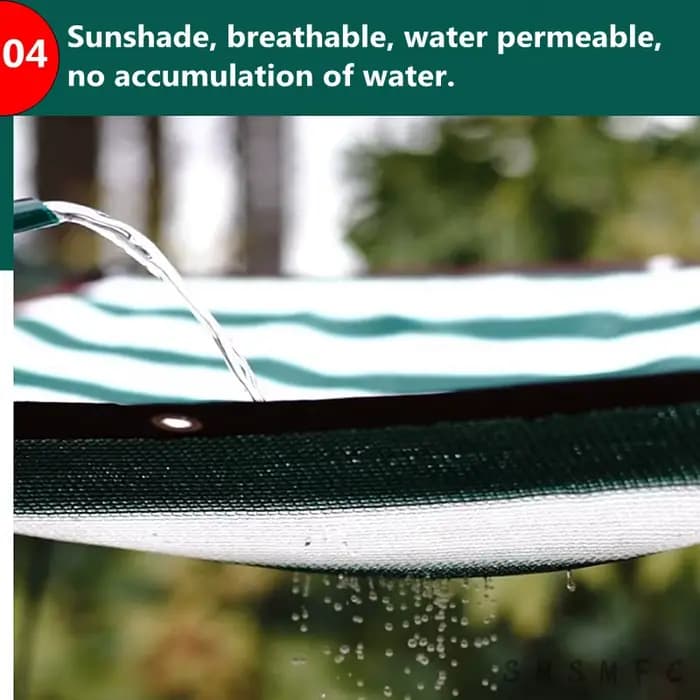 Pare-soleil d'extérieur HDPE, protection UV, maille d'ombrage 12 illac 80 ~ 90%, taux d'ombrage, pou