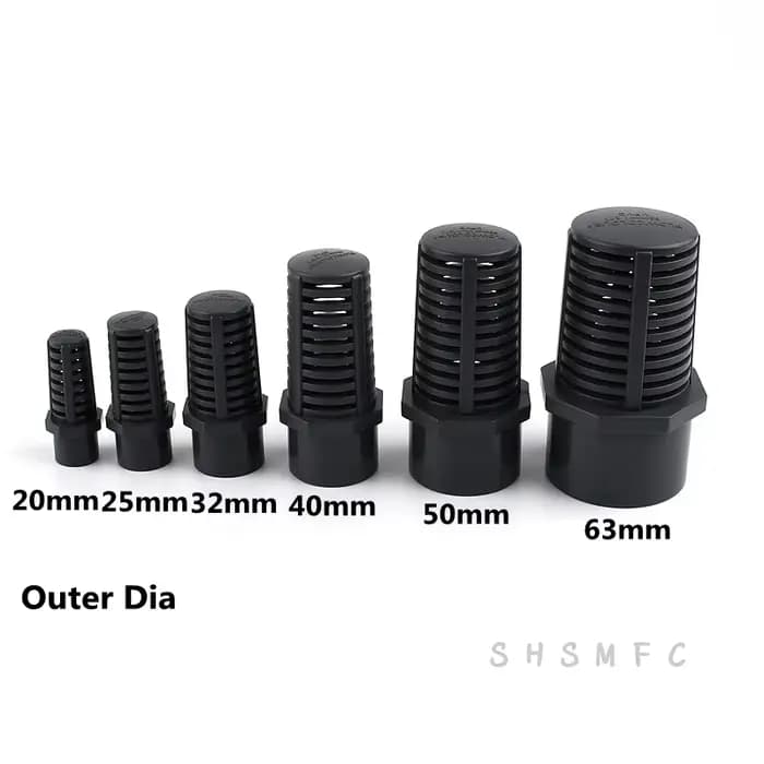 Connecteur de filtre en plastique, raccords de filtre en plastique, taille 20,25,32,40,50,63mm, 1 ~