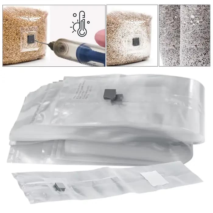 Patch filtrant PP 0,2 μm, 0.06mm, sac en toile de champignon autoclavant avec Port d'injection auto-
