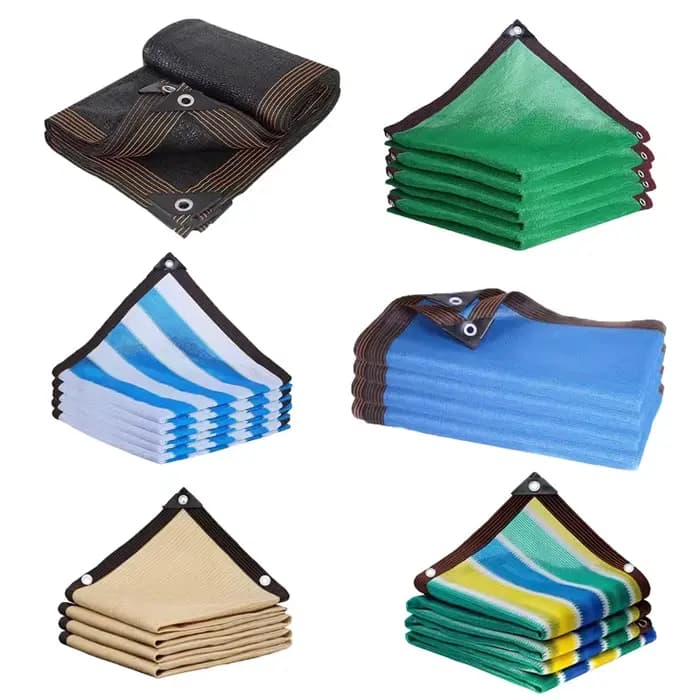 Pare-soleil d'extérieur HDPE, protection UV, maille d'ombrage 12 illac 80 ~ 90%, taux d'ombrage, pou