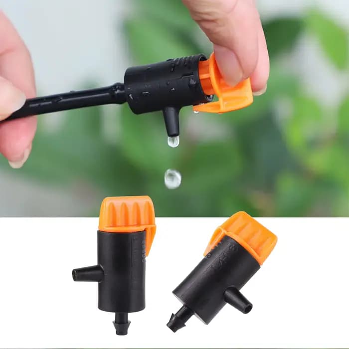 Micro outil d'irrigation goutte-à-goutte 0 ~ 60l, 10 pièces, goutte-à-goutte réglable, Compensation