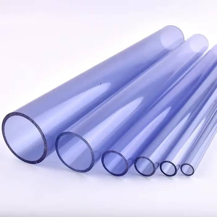 Tuyau transparent en UPVC de grande taille, longueur 0.5m, diamètre extérieur 16 ~ 110 ~ 280mm, adap