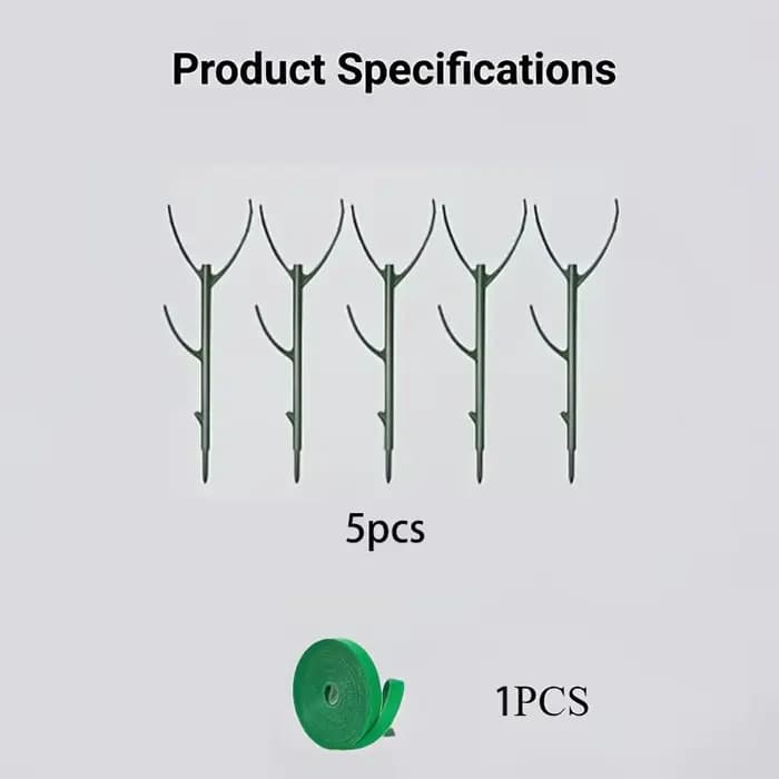 Supports pour plantes Monstera, 5 cadres de support et 1 rouleau de velcro, piquets de jardin conçus