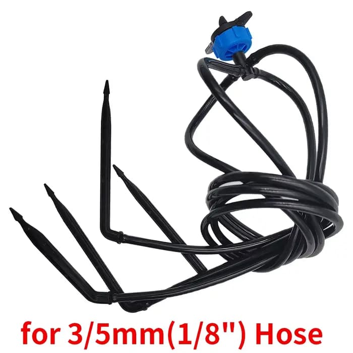 WUJIE-Kit de micro goutteurs d'irrigation pour tuyau de 3/5mm, flèche courbée, pour arrosage de jard