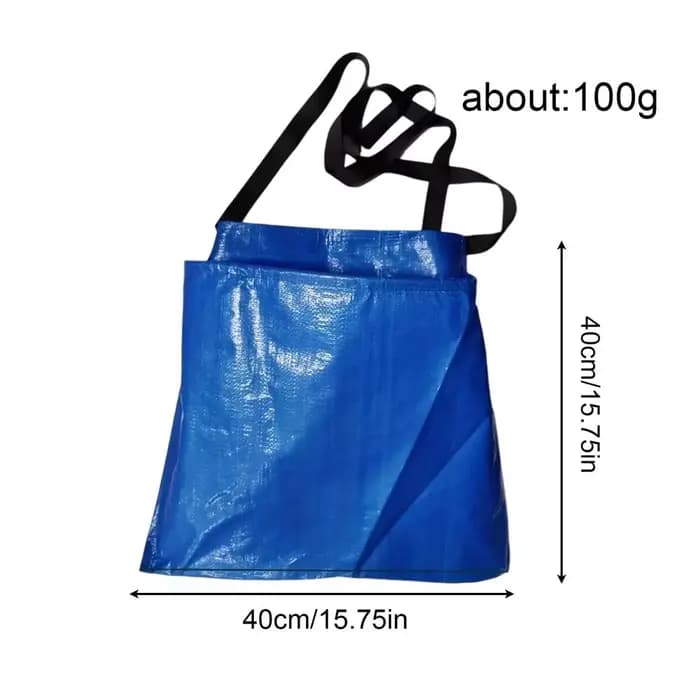 Tablier de cueillette de jardin avec grande poche, léger et durable, sac de taille pour la cueillett