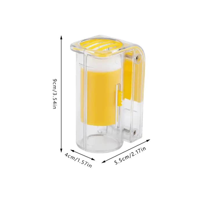 Kit de capture d'abeilles queen à une main, outil de marquage d'abeilles en plastique avec piston et