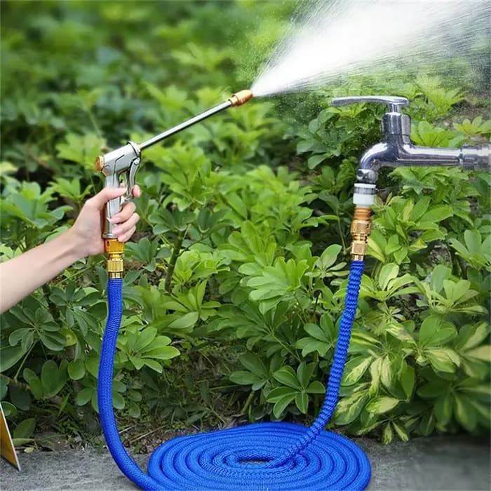 Pistolet à eau haute pression, tuyau magique flexible, plus résistant à l'usure, durable, jet réglab