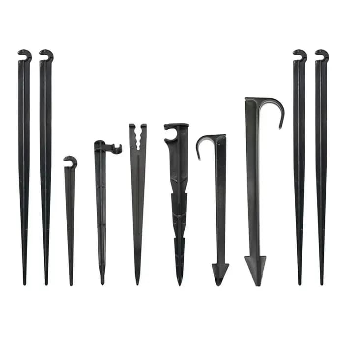 Jardin 1/4 "3/8" 16mm 20mm tuyau 11cm 20cm "C" forme fixe tiges support support 3/5 4/7mm tuyau d'ir