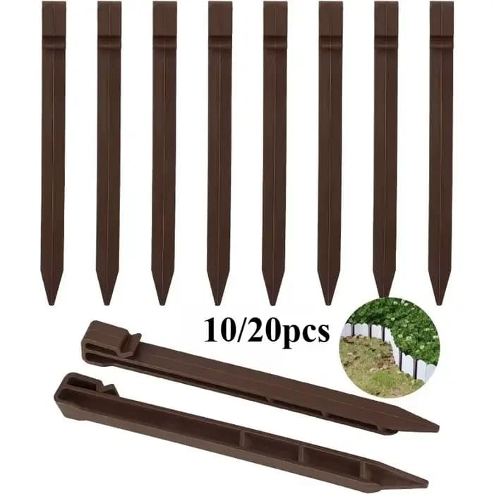 Clous en plastique dur de 25cm, 10/20 pièces, pour tente, ancre au sol, bâtons de sol, couverture mu