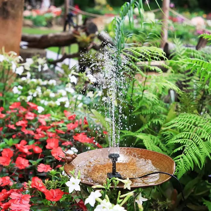 Panneau de pompe de fontaine solaire, 62 kits d'eau, aquarium, sécuritaires, pelouse, bain d'oiseaux