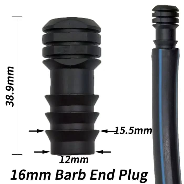 Kit de raccords d'irrigation goutte à goutte 1/2 ", 34 pièces, bouchon coudé en T droit pour tube de