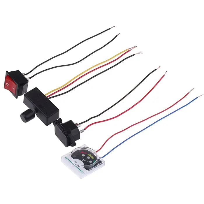 Régulateur de vitesse de pulvérisateur électrique, interrupteur de réglage, ajusteur de position, pu