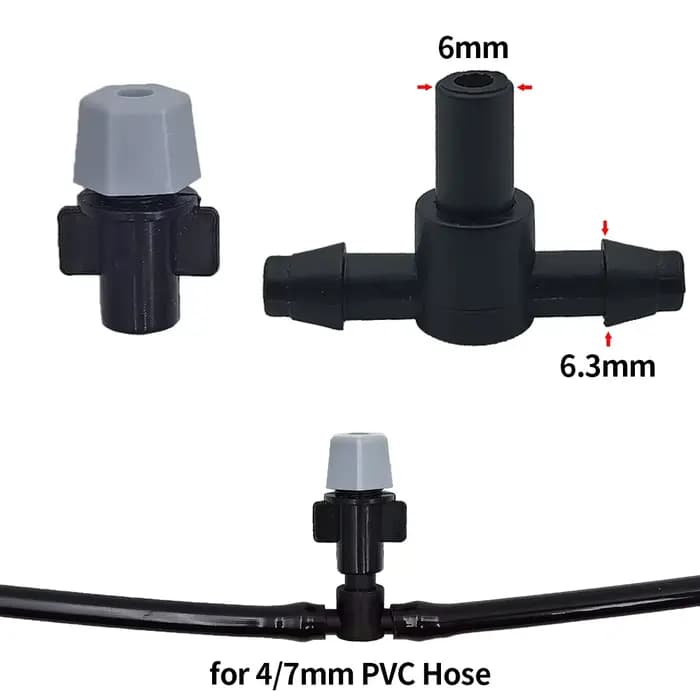 WUJIE 20 pièces arrosage plastique Irrigation jardin brumisation têtes d'arrosage buse avec joints e