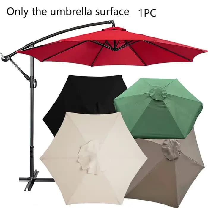 Tissu de remplacement pour Parasol, 2/2.7/3M, sans support, couverture de Parasol, imperméable, auve