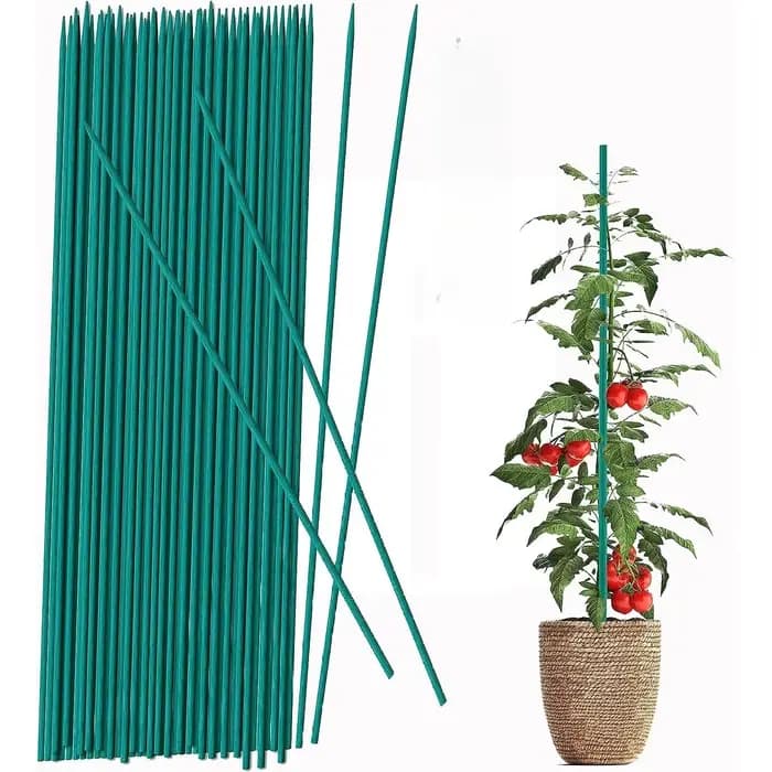 Piquets de plantes en bambou, Support de bâtons de plantes, Support de plantes florales en bois, Sup