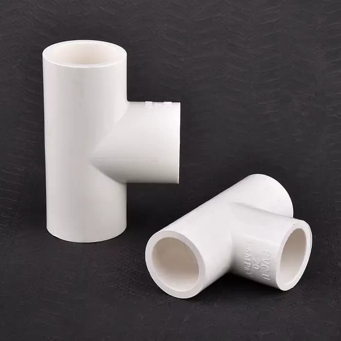 Raccords de tuyaux en PVC blanc, coudes droits, connecteurs en T, 20/25/32/40/50mm, coupleur de tube