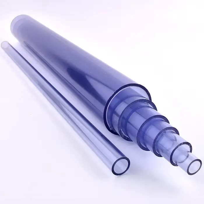 Tuyau transparent en UPVC de grande taille, longueur 0.5m, diamètre extérieur 16 ~ 110 ~ 280mm, adap