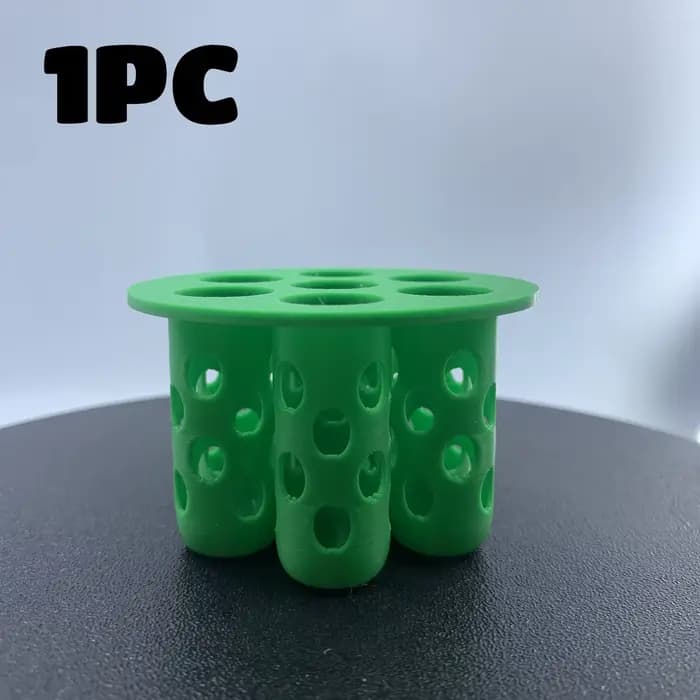 Lot de 2 pots de pépinière de jardin à 7 trous pour ail et oignon, moule hydroponique imprimé en 3D